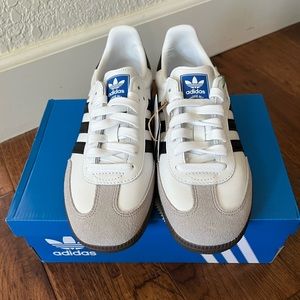 Size 6 Men/ 7 Women Adidas Samba OG White Sneakers